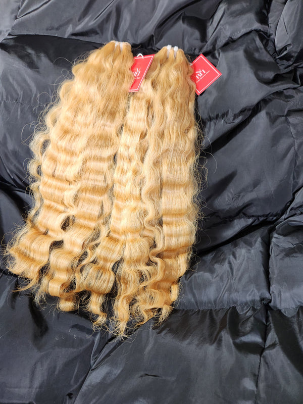 Loose curly raw indiennes