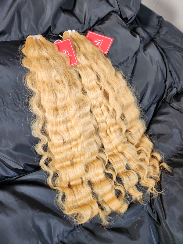 Loose curly raw indiennes