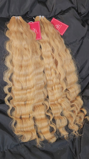 Loose curly raw indiennes