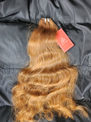 Wavy raw vietnamiennes brune