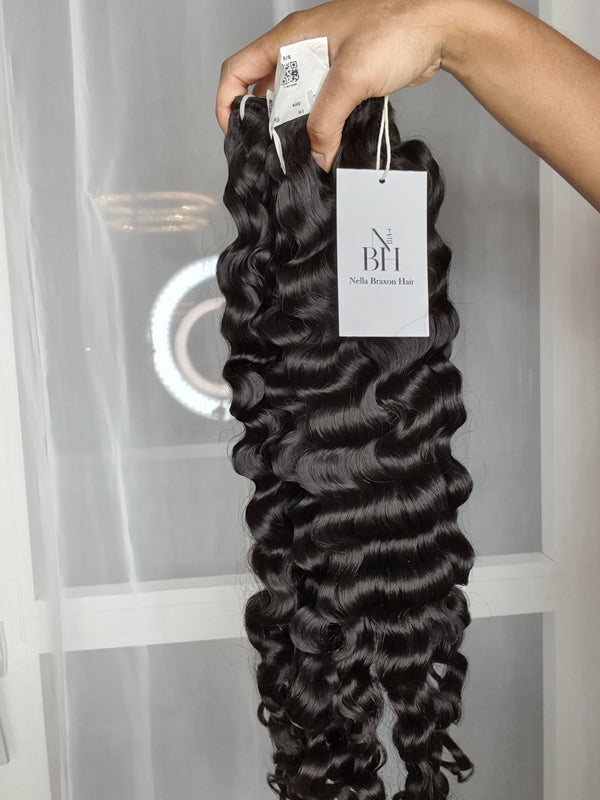 Loose curly raw cambodienne