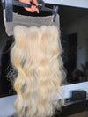 Lace frontal blond hd raw wavy