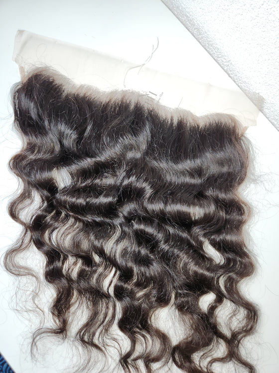 Lace frontal raw 13x4 indienne ondulé