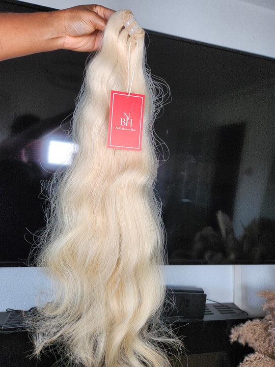 Blond wavy raw vietnamiennes