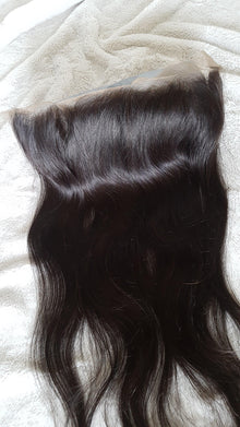  Lace frontal lisse noir 13x4